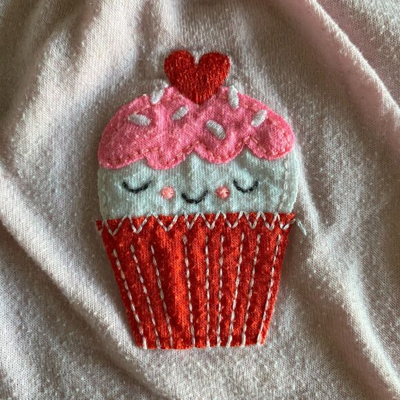 Carter's 3 Piece Cupcake Pajama Set Girls' 2T - Picture 3 of 11